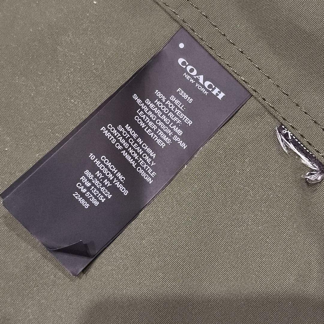 ダウンライナーで超暖か✨️　COACH　3WAYモッズコート　ラムファー