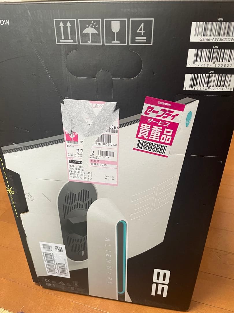デル Alienware AW3821DW 38インチ ウルトラワイドモニター