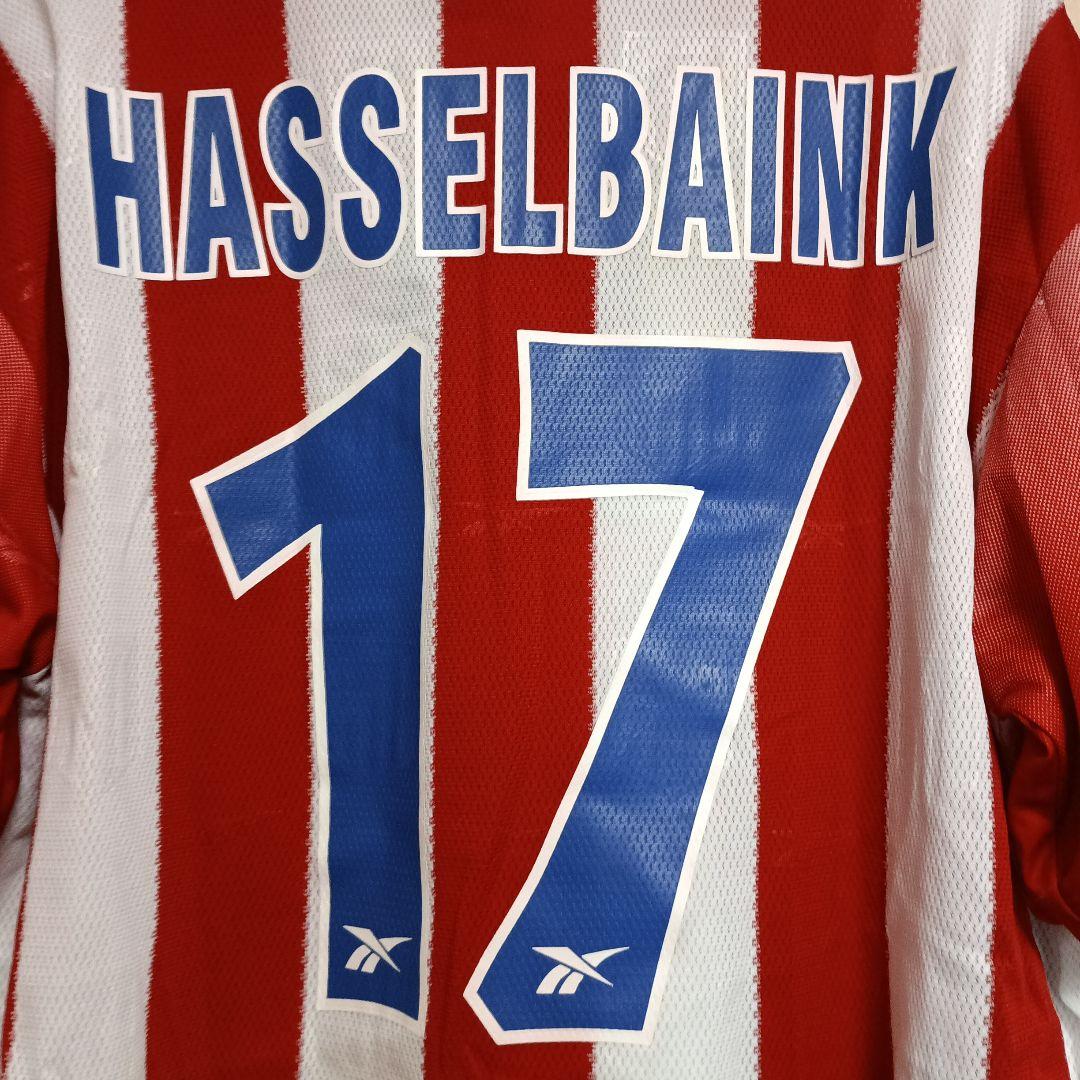 デット品　アトレティコ・マドリード　98－99　ユニフォーム　ハッセルバインク