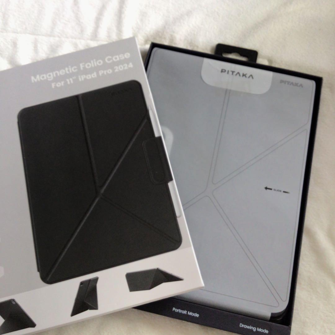 iPad Pro 11インチ ケース 2024専用 第5世代 横置 縦置 黒