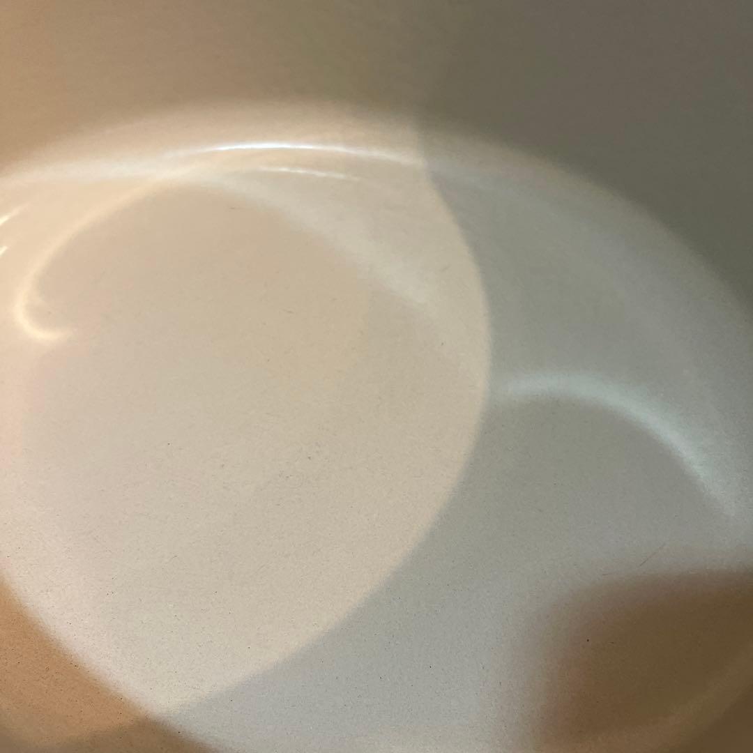 ル・クルーゼ　ベージュ　オーバル 27センチ　琺瑯両手鍋