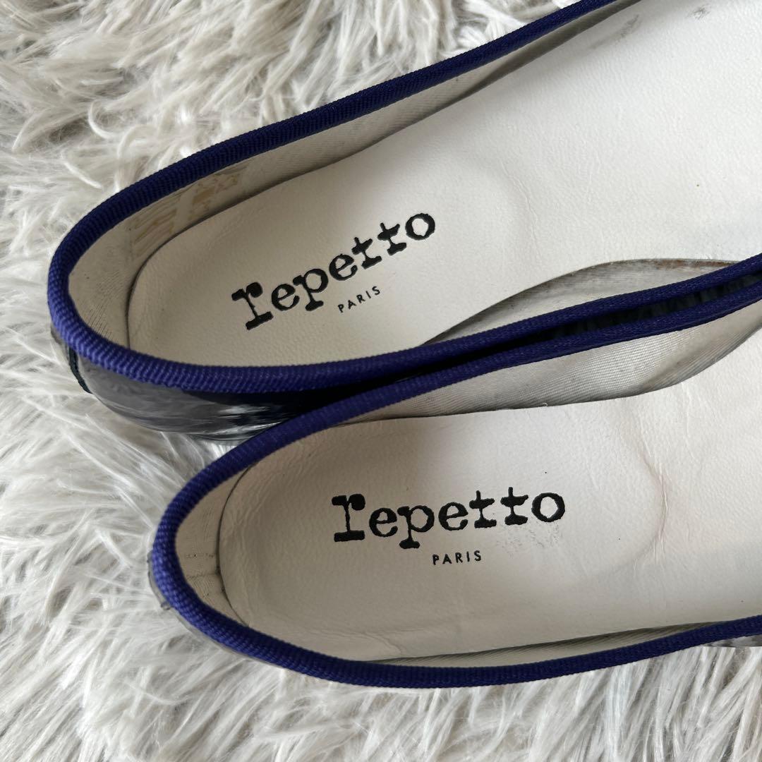 【美品】repetto Cendrillon バレエシューズ パープル 38