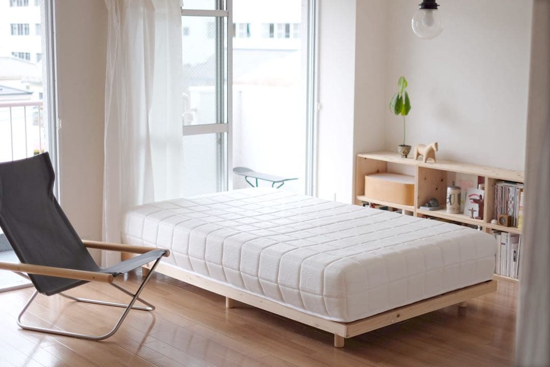 ⑥SLEEPY TOFU とうふマットレス ホワイト寝具 マット 【シングル】