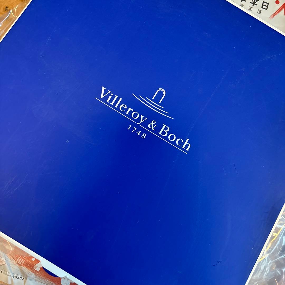 ビレロイ&ボッホ　マリフルールランチセット　花柄　グラス付き　未使用箱あり　食器