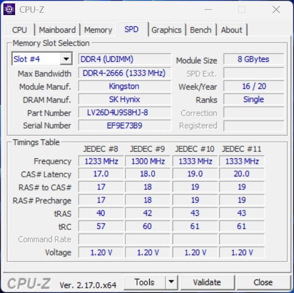 <動作確認済み>DDR4 8GB×4枚 32GB ki02