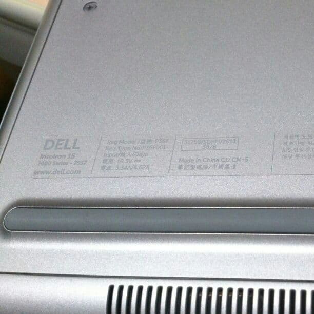 Windowsノート本体 Dell inspiron15 7537