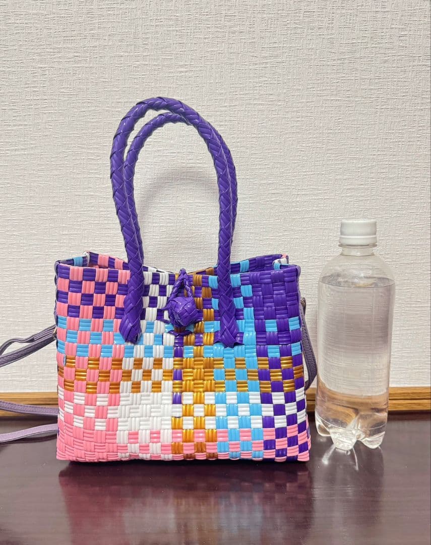 【専用】　プラカゴ　メルカド　横長　トートバッグ　パサール　ブラック 1228