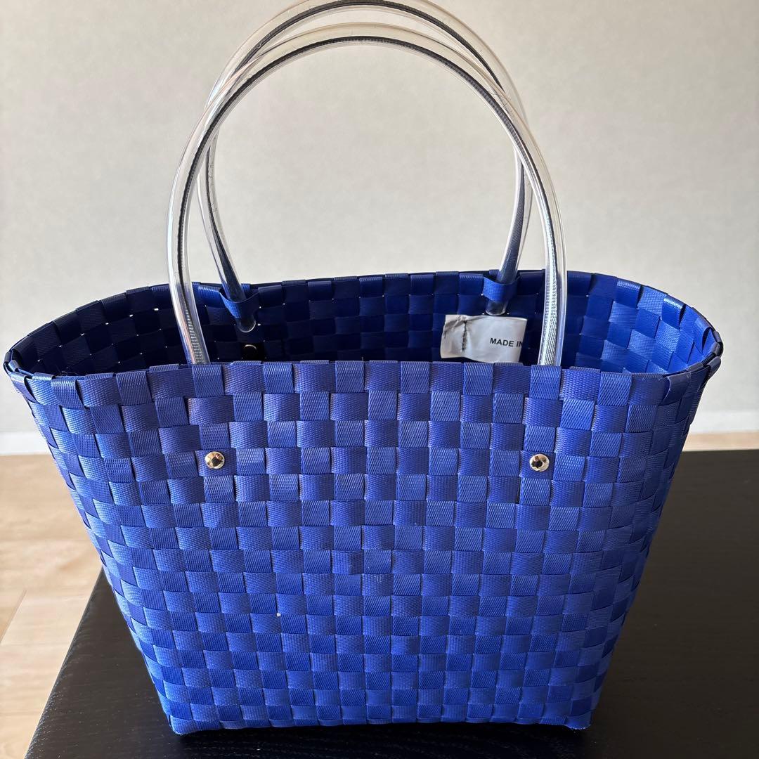 マルニ marni ❗️カゴバック　犬モチーフ❗️保存袋あり❗️ブルー