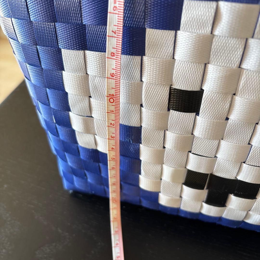 マルニ marni ❗️カゴバック　犬モチーフ❗️保存袋あり❗️ブルー