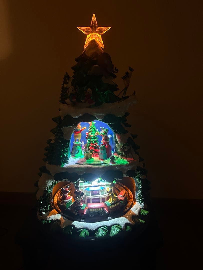 Disney ディズニークリスマスツリー　Costco コストコ　電車