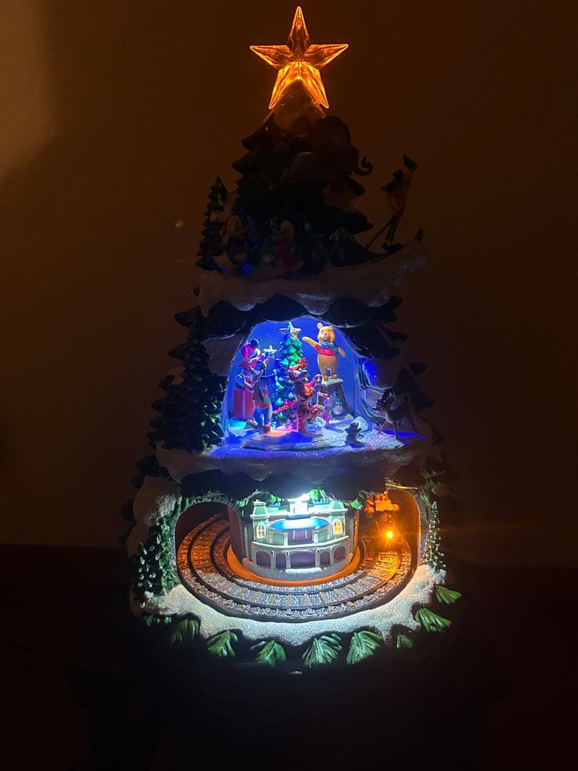 Disney ディズニークリスマスツリー　Costco コストコ　電車