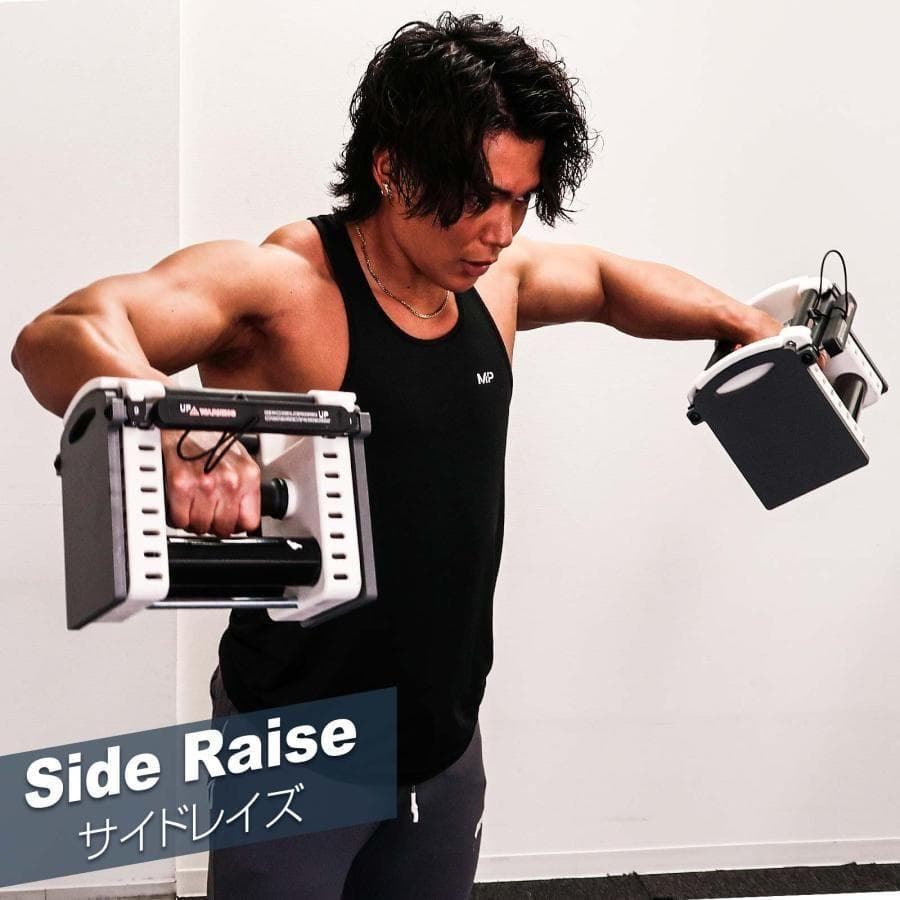 パワーブロック ダンベル 可変式ダンベル 2個セット 12段階調節 2849