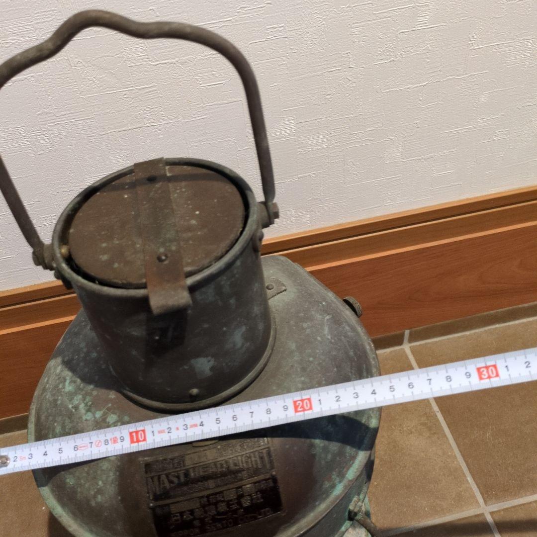 日本船燈株式会社　MAST HEAD LIGHT　オイルランプ　航海灯