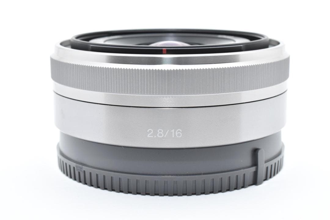 ソニー SEL16F28 カメラレンズ 16mm f2.8 シルバー Sony