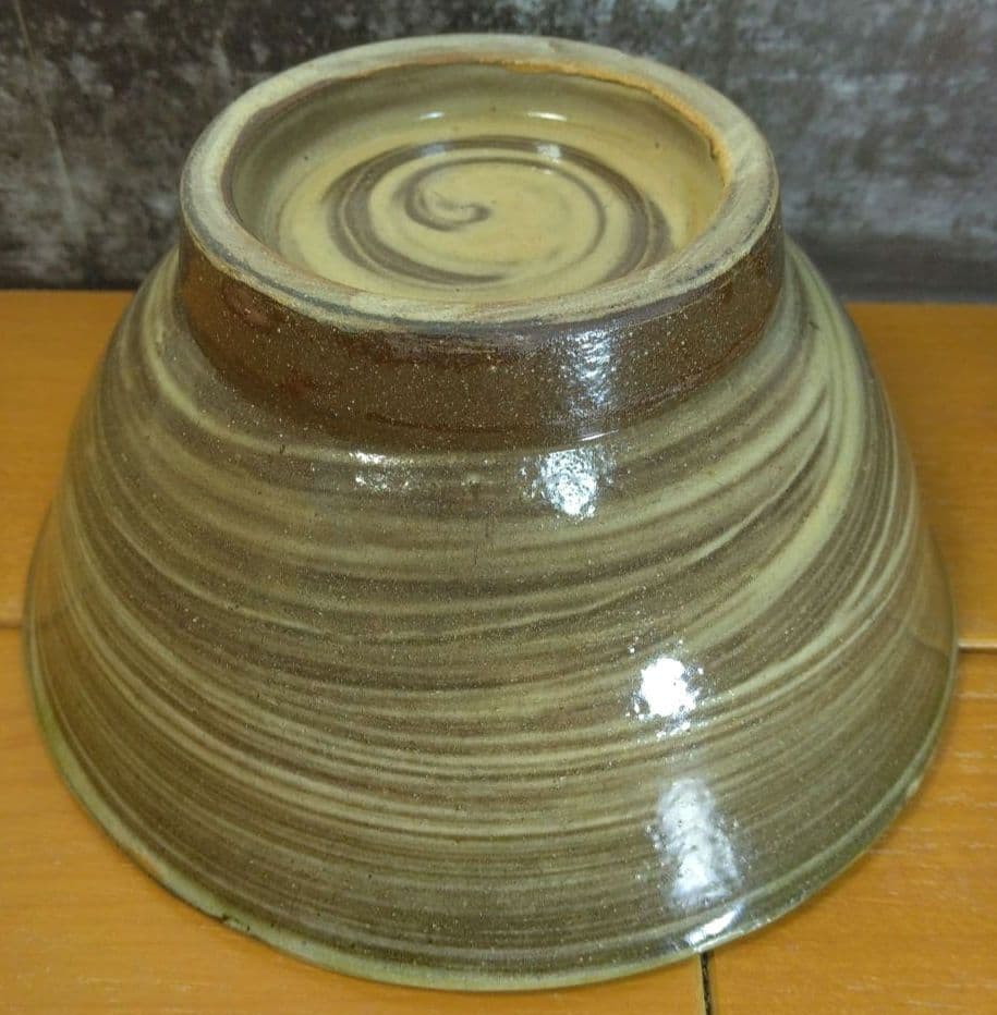 人間国宝 金城次郎 魚紋碗(茶碗,マカイ) 栞 共箱 美品 やちむん 壷屋焼