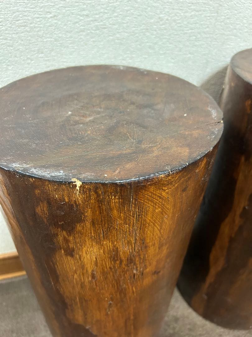 ティキ(tiki)　直径24cm前後×高さ48cm前後　2個セット