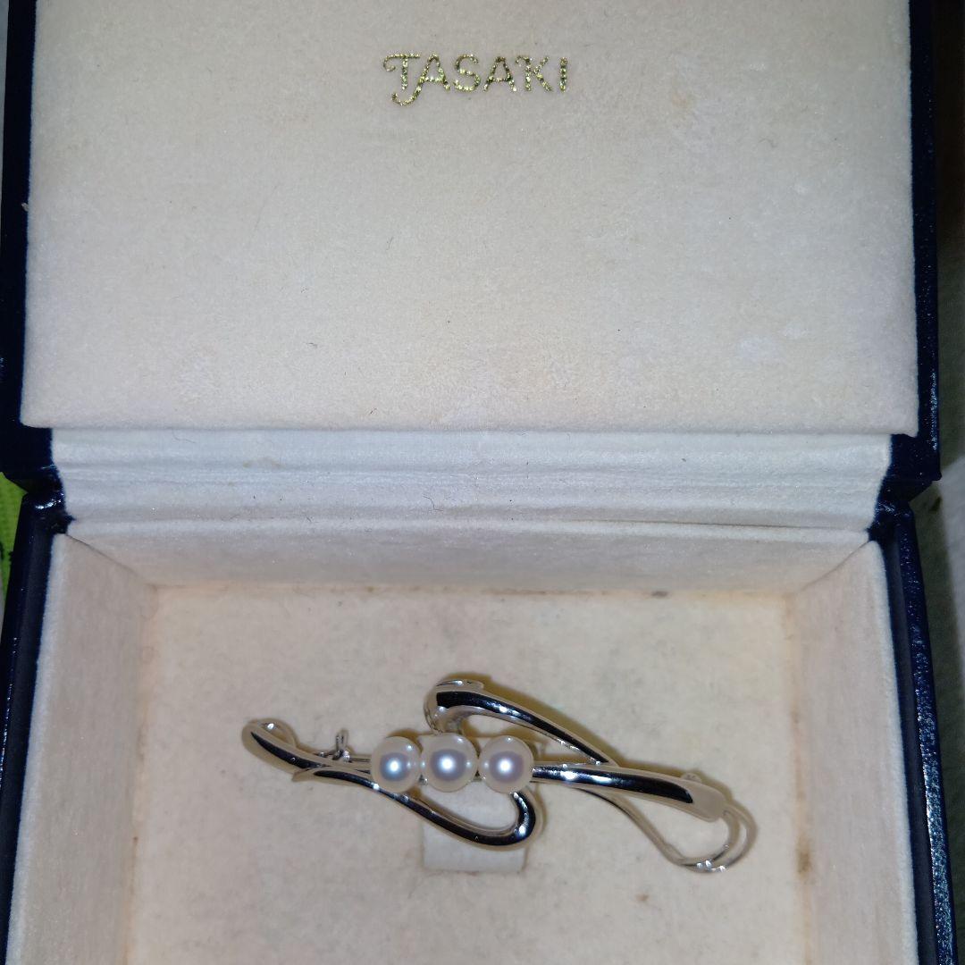 美品♥TASAKI 真珠 ブローチコメント10%引き