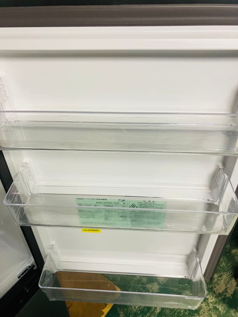 6r23 美品 AQUA アクア 冷蔵庫 AQR-20PBK 2024年製