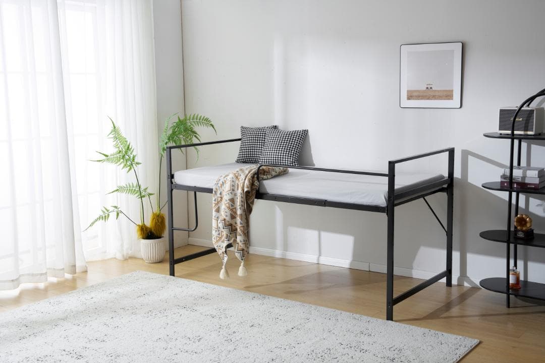 【高さ110cm】ロフトベッド パイプベッド シングル システムベッド 収納