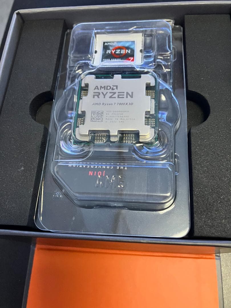 CPU AMD Ryzen 7 7800X3D プロセッサー中古