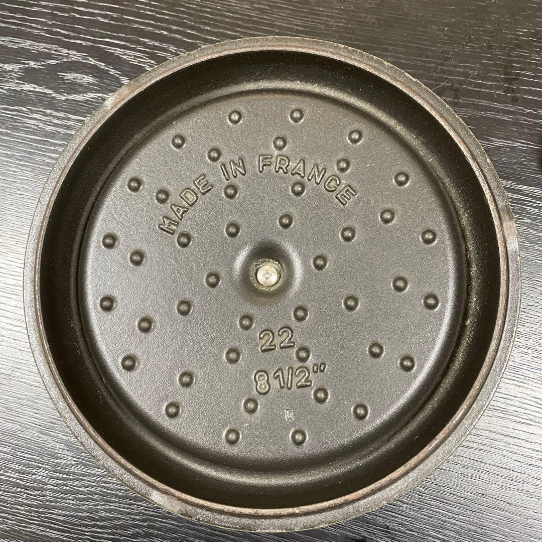 STAUB ピコココット　ラウンド　グリーン　22cm