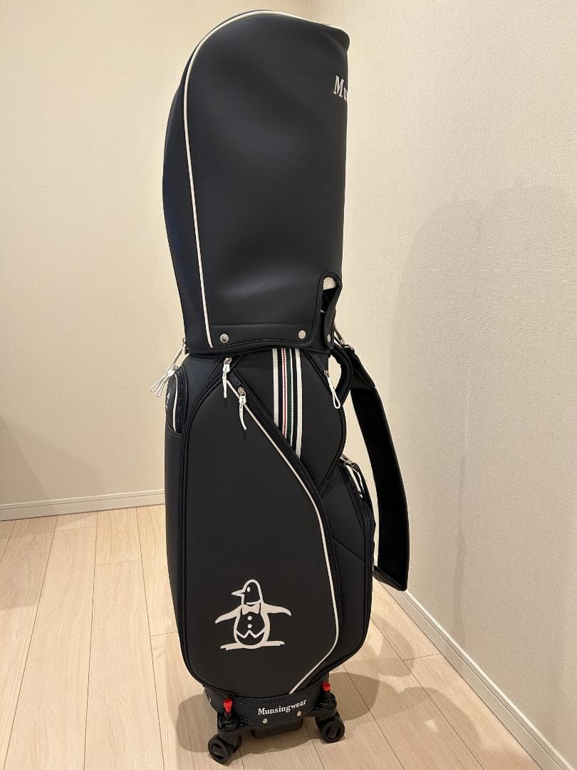 Munsingwear キャスター付き キャディバッグ ネイビー