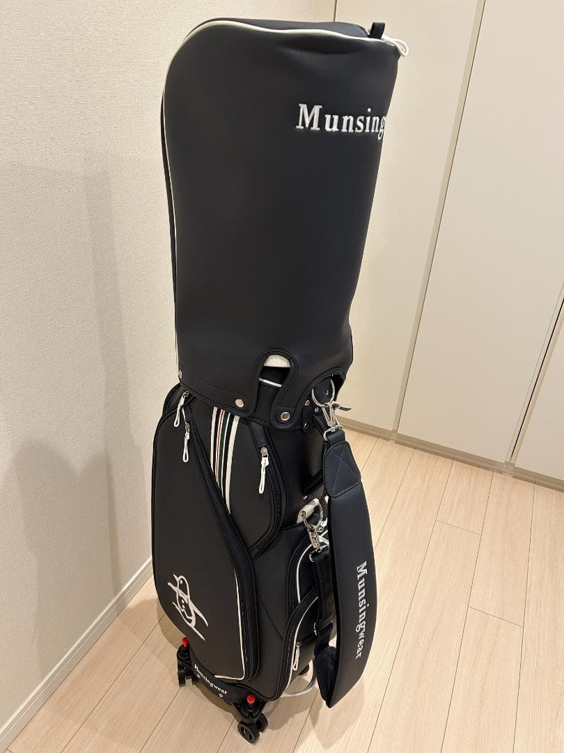 Munsingwear キャスター付き キャディバッグ ネイビー