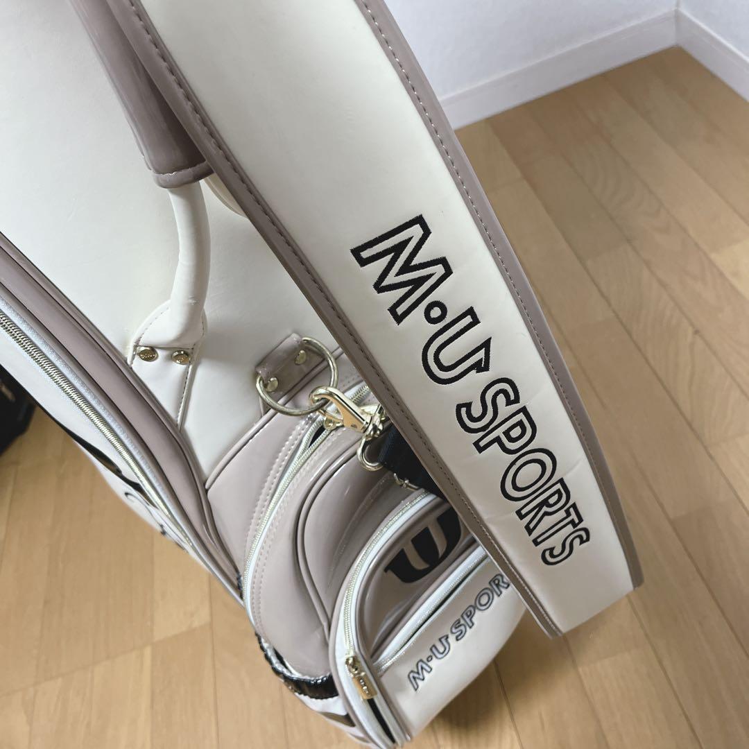 K123 M.USPORTS ミエコウエサコ お洒落 キャディバッグ