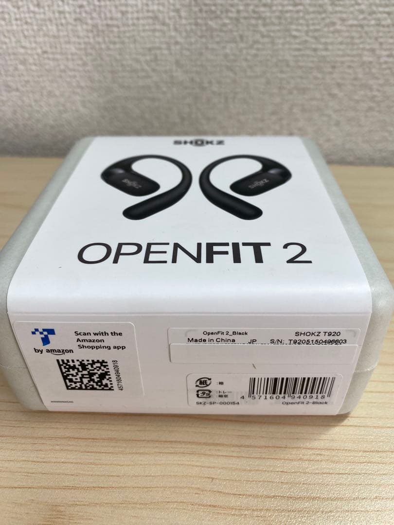 [新品]SHOKZ OPENFIT2 ワイヤレスイヤホン