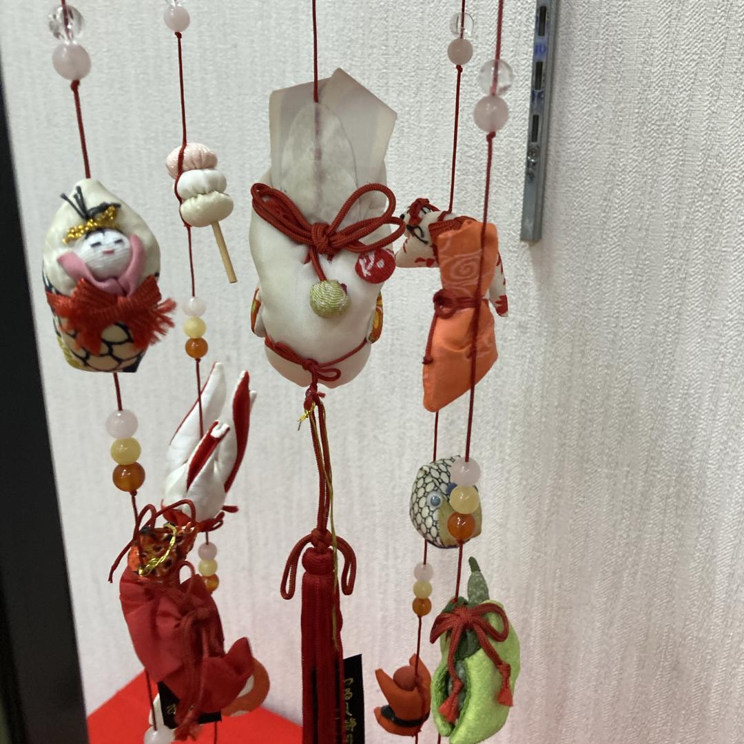 No.7 正絹つるし雛　雛人形吊るし飾り　雛祭り吊るし雛　3月ひな祭り