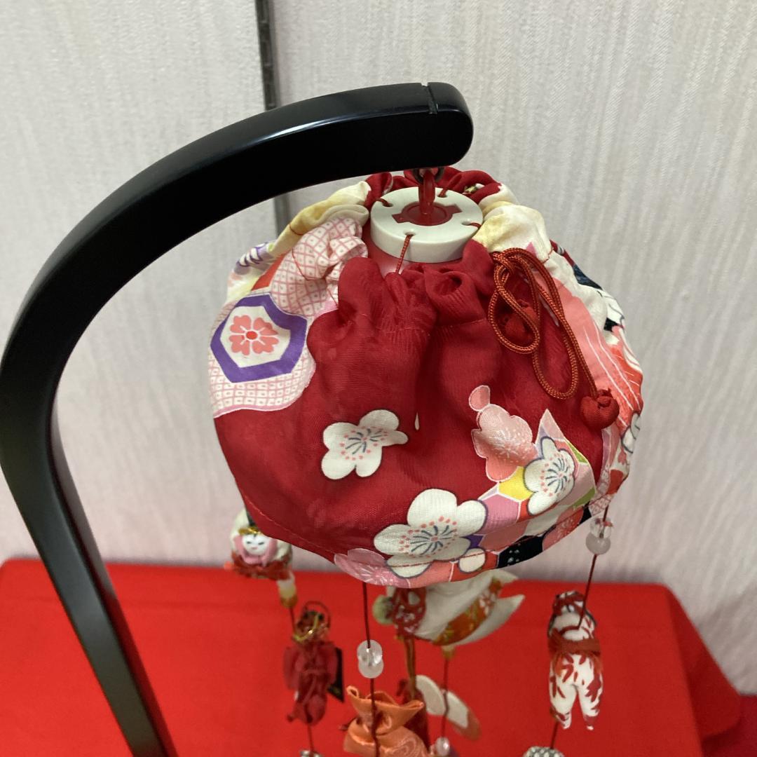 No.7 正絹つるし雛　雛人形吊るし飾り　雛祭り吊るし雛　3月ひな祭り
