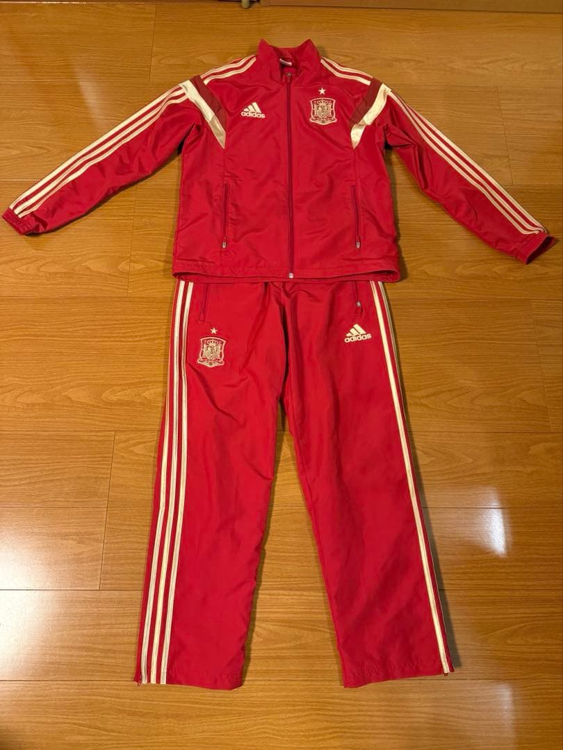 adidas スペイン代表 ジャージ Lサイズ 上下