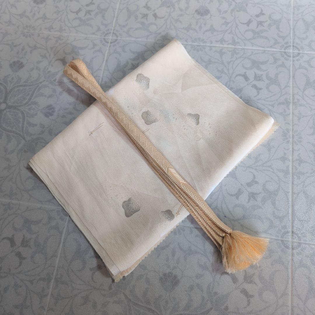 訪問着　フルセット　着物　正絹　花松梅　輝　金彩加工　華やか　友禅　祝い事　F4