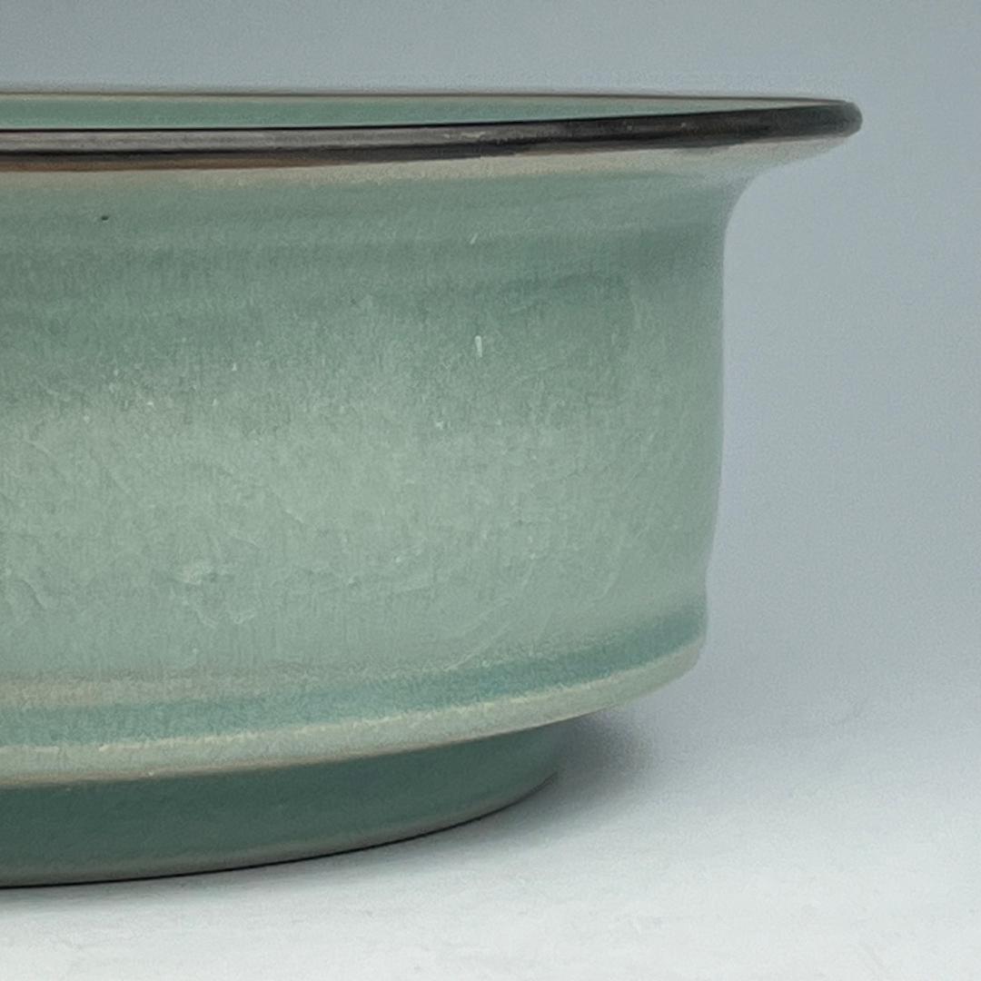 龍泉窯 青磁折沿洗 唐物 中国古玩 中国美術 A953