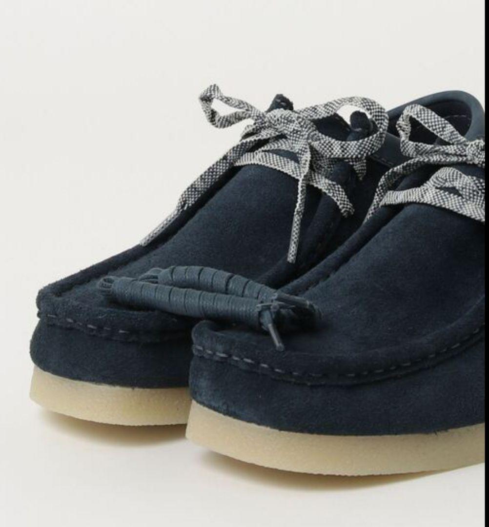 WallabeeEVO ワラビー ネイビー クラークス UK7.5