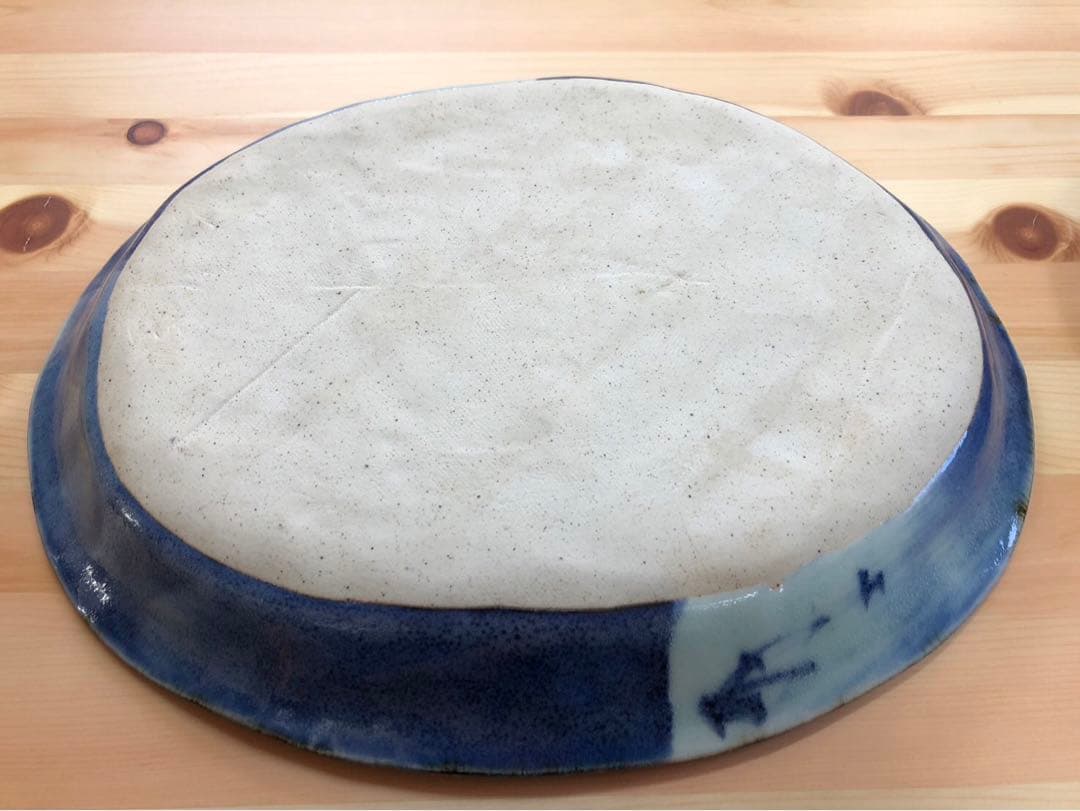 斉山窯　波佐見焼　魚の絵柄 皿 2枚セット