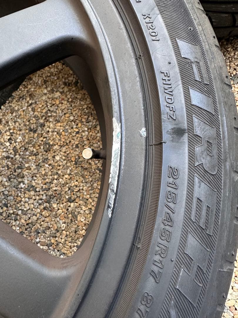 17インチ ホイールセット タイヤ付き プリウス30