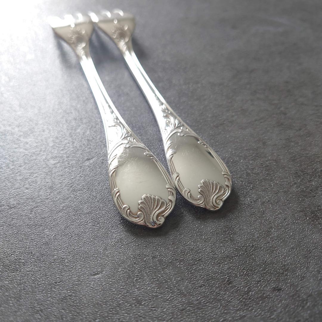 美品 クリストフル マルリー ケーキフォーク 2点