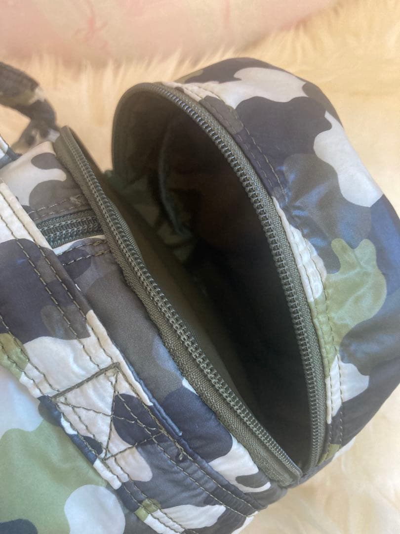 【希少】正規品　パーリーゲイツ カートバッグ 迷彩 ラウンドバック　円柱型