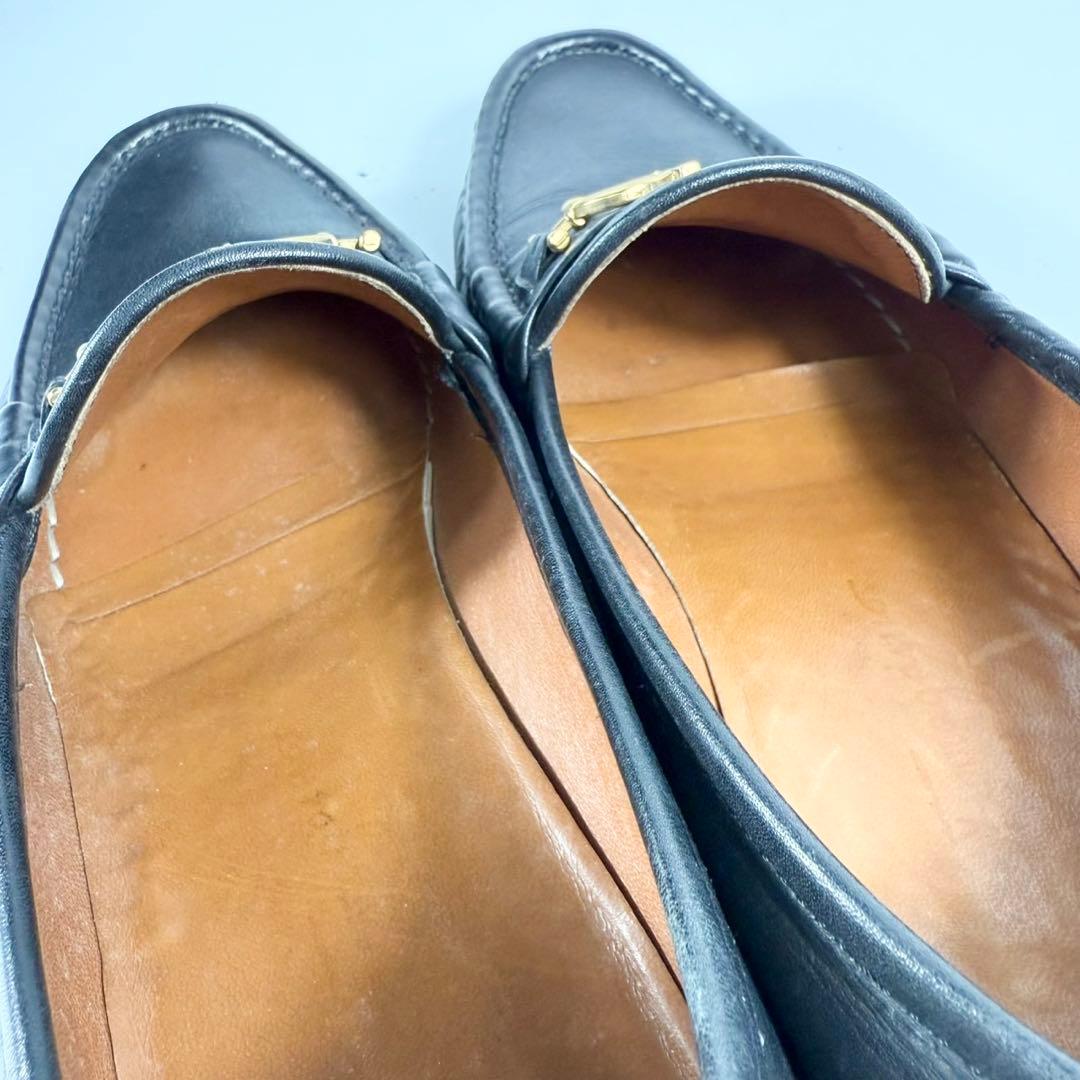 Salvatore Ferragamo フェラガモ　ガンチーニ　ローファー　黒