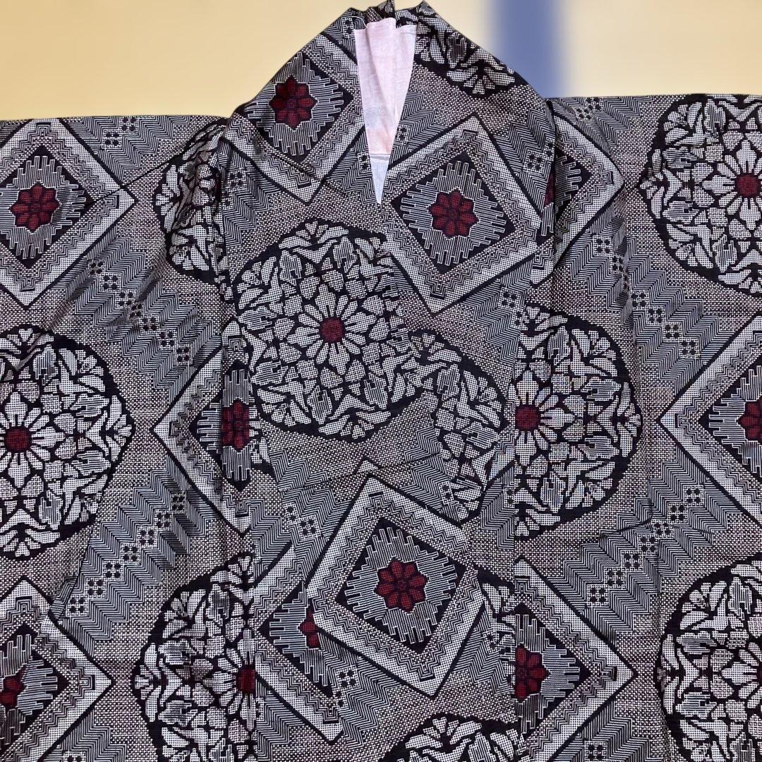 【最終値引】本場大島紬　龍郷大島　紬　正絹　泥染め　ヴィンテージ