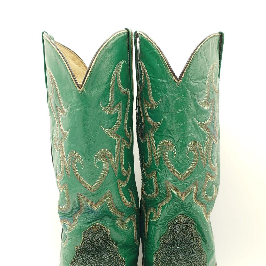 【貴重】Vintage ビンテージ スティングレイ エイ革 ウエスタンブーツ