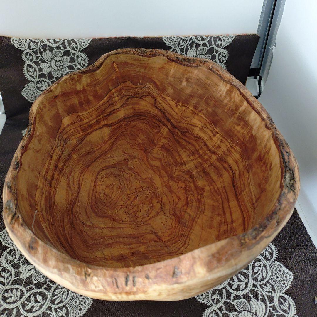 フランス製オリーブの木製ボウル