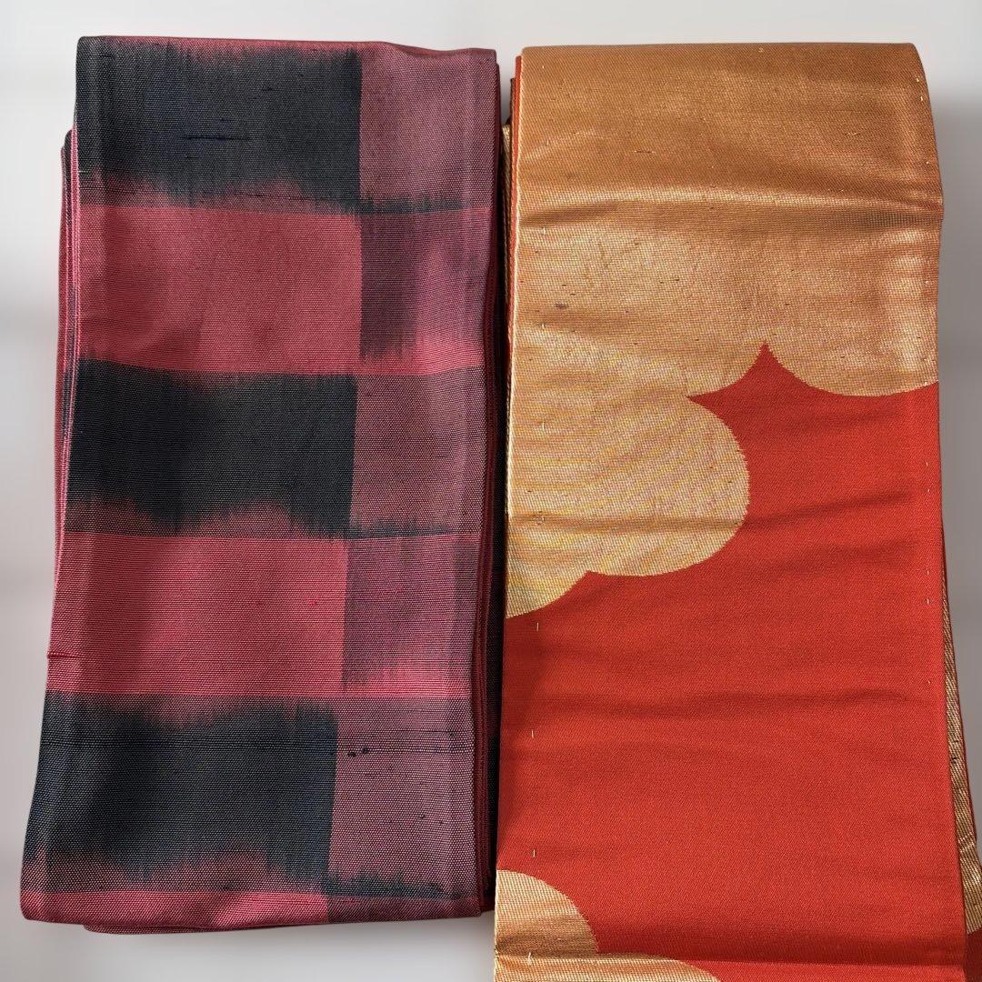 ■S31■半幅帯　22点セット■大量まとめて売り■未使用品～汚れ有　半巾帯小袋帯