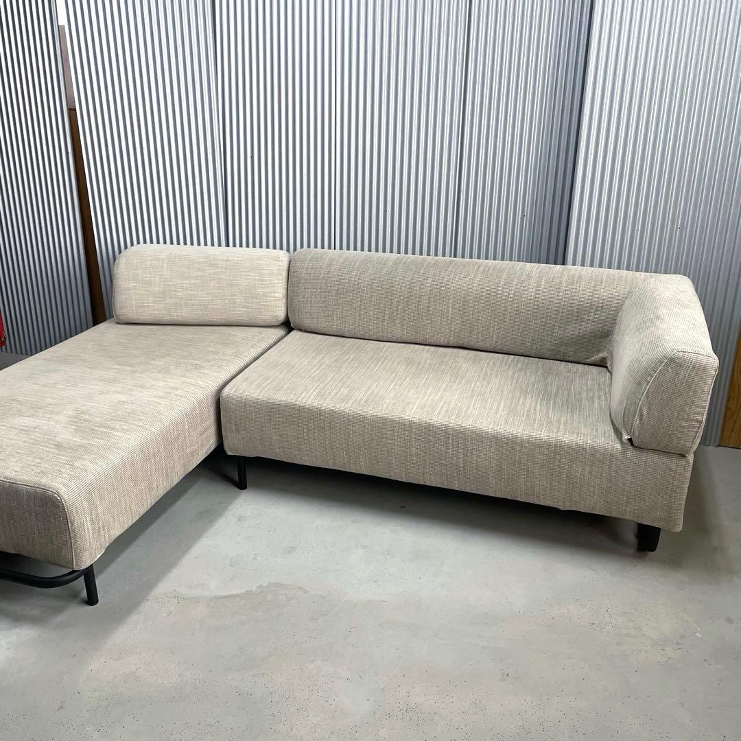 【ACTUS】アクタス　アームソファ　フラットソファ　OWN-S ベージュ　美品