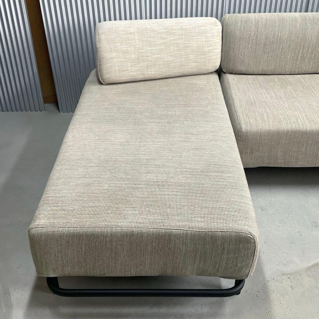 【ACTUS】アクタス　アームソファ　フラットソファ　OWN-S ベージュ　美品