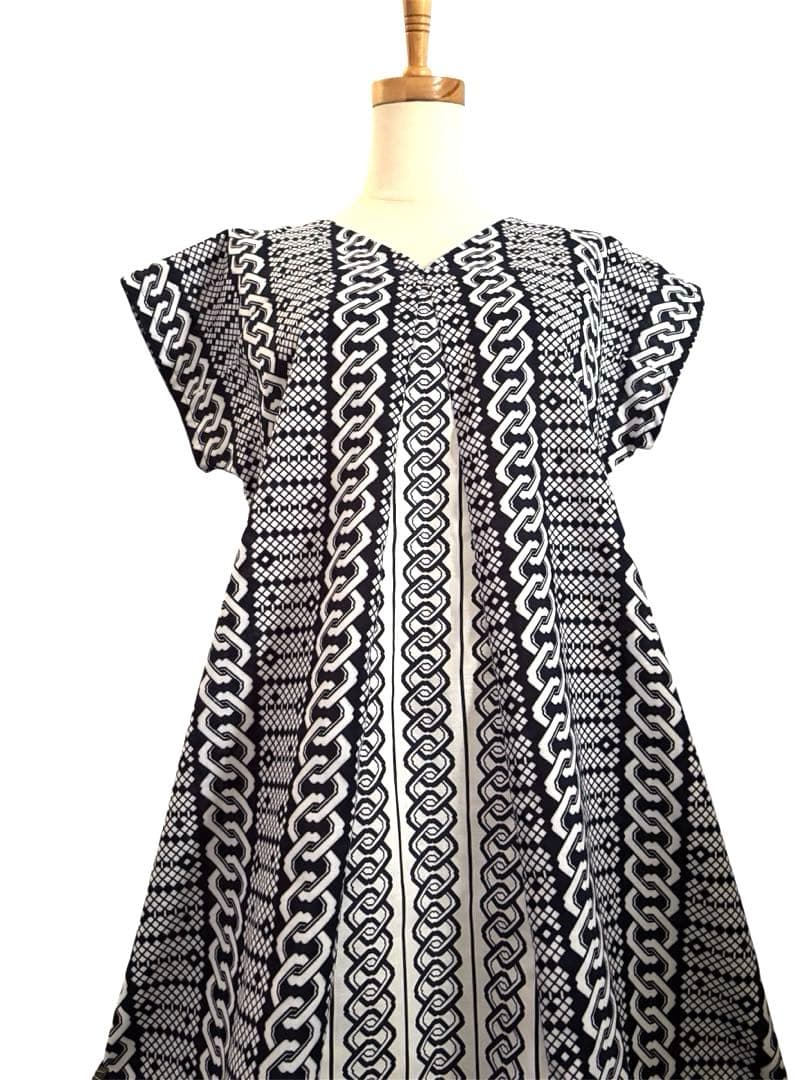 6Y19-1896浴衣リメイク　ワンピース　ロング　ハンドメイド　優雅Aライン