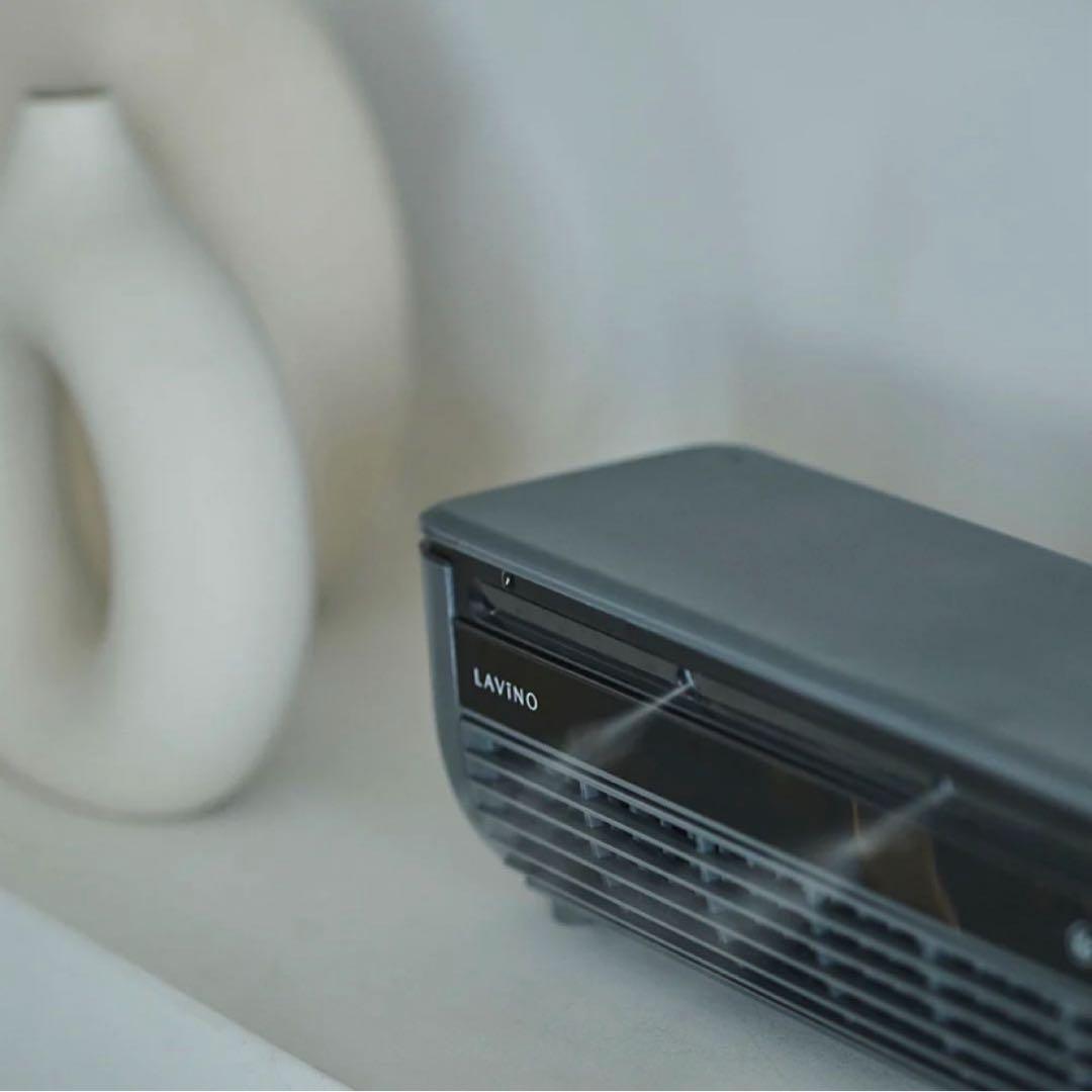 【送料無料】LAVINO　クールエアーミスト　ミニエアコン　ブルーグレイ