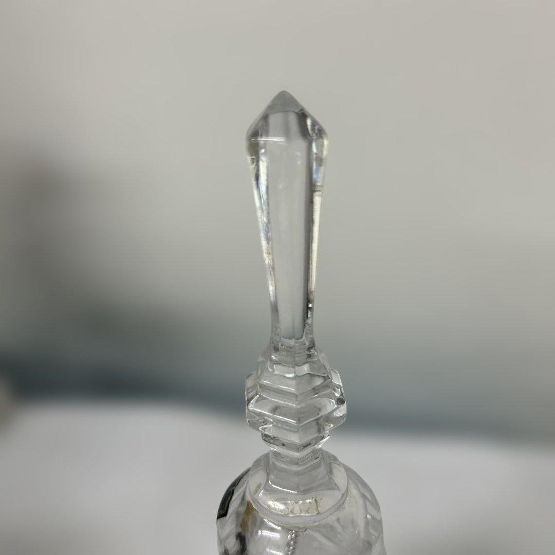 西ドイツ製　カットガラス ハンドベル