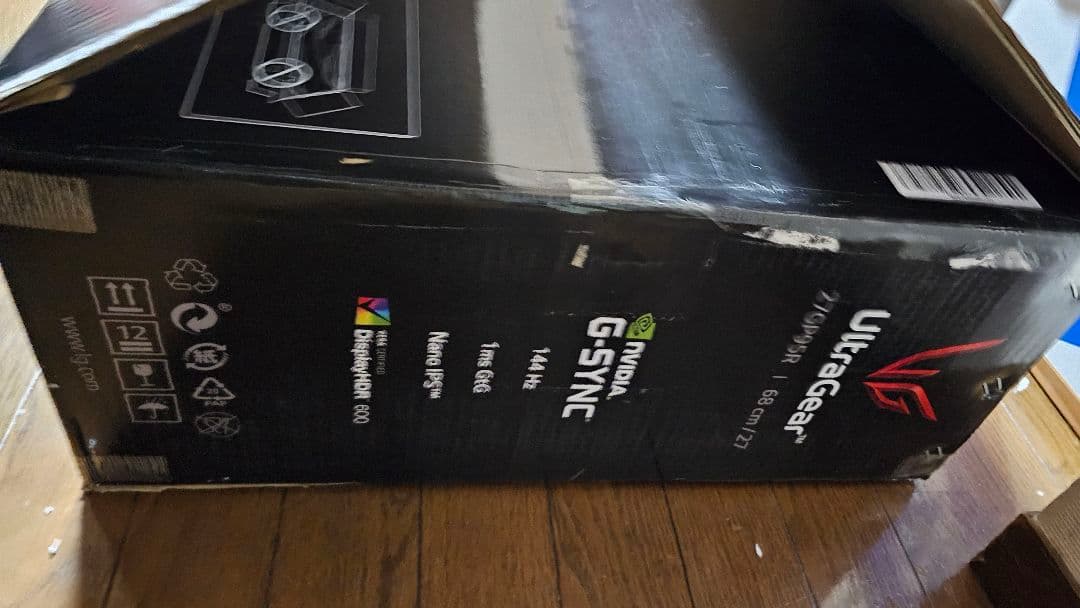 ク*ロ様 LG27インチ/4K/Nano IPS/1ms/144Hzモニター